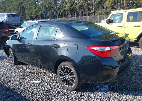 2015 Toyota Corolla S Plus из США, поврежденный, VIN 5YFBURHE2FP350861